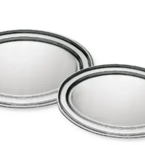 bandeja oval inox