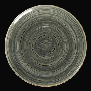 plato gris azul
